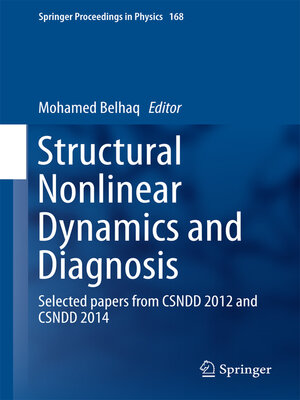 cover image of Structural Nonlinear Dynamics and Diagnosis
